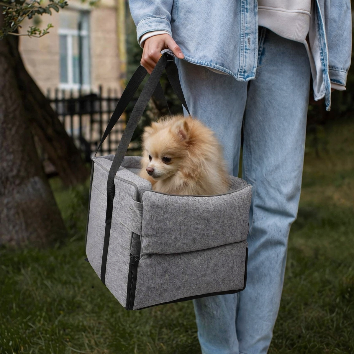 BellaFur™ Premium Anxiety-Free Travel Bed for Cats and Dogs