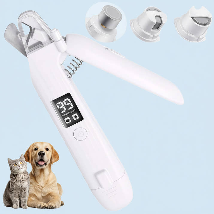 BellaFur™ Premium 3-in-1 LED Nail Clippers with Grinder for Cats and Dogs